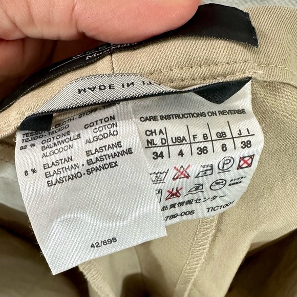 weekend by max mara khaki pants size 4 - Picture 8 of 10